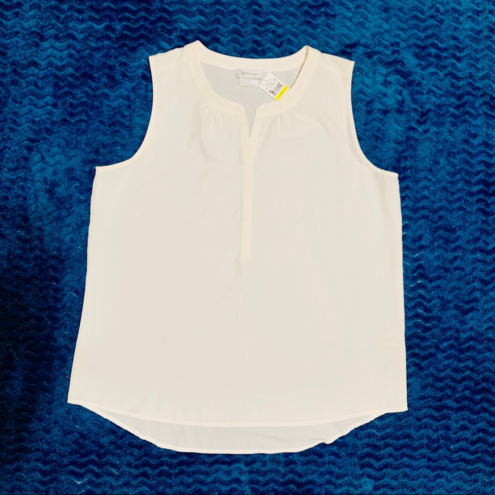 Sheer Light Beige Tank Top